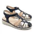 ДАМСКИ САНДАЛИ RENI BLUE/SILVER/BEIGE