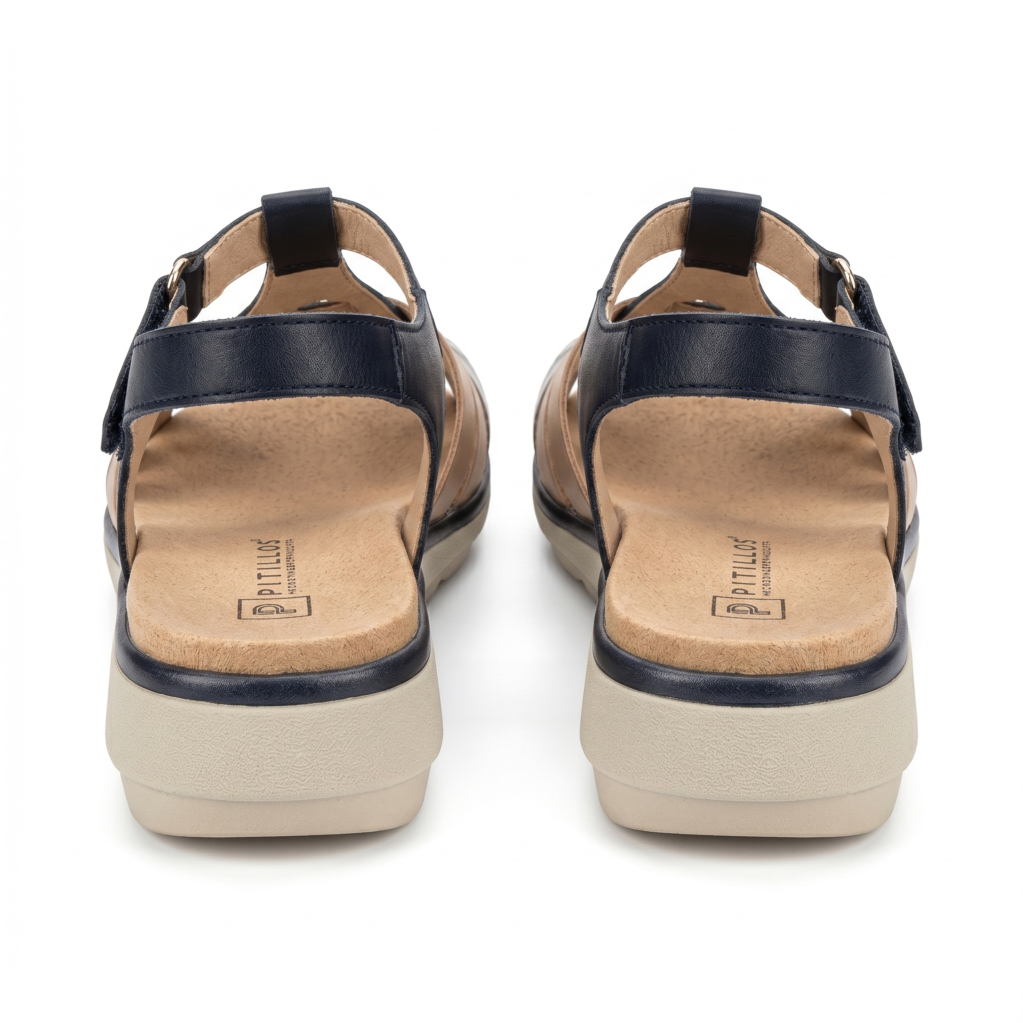 ДАМСКИ САНДАЛИ RENI BLUE/SILVER/BEIGE