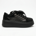 ДАМСКИ ОБУВКИ LUSI BLACK VELUR / EFEKT