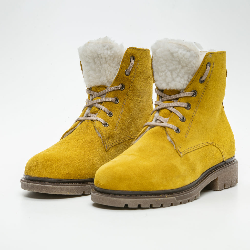 Дамски боти BERLIN Горчица