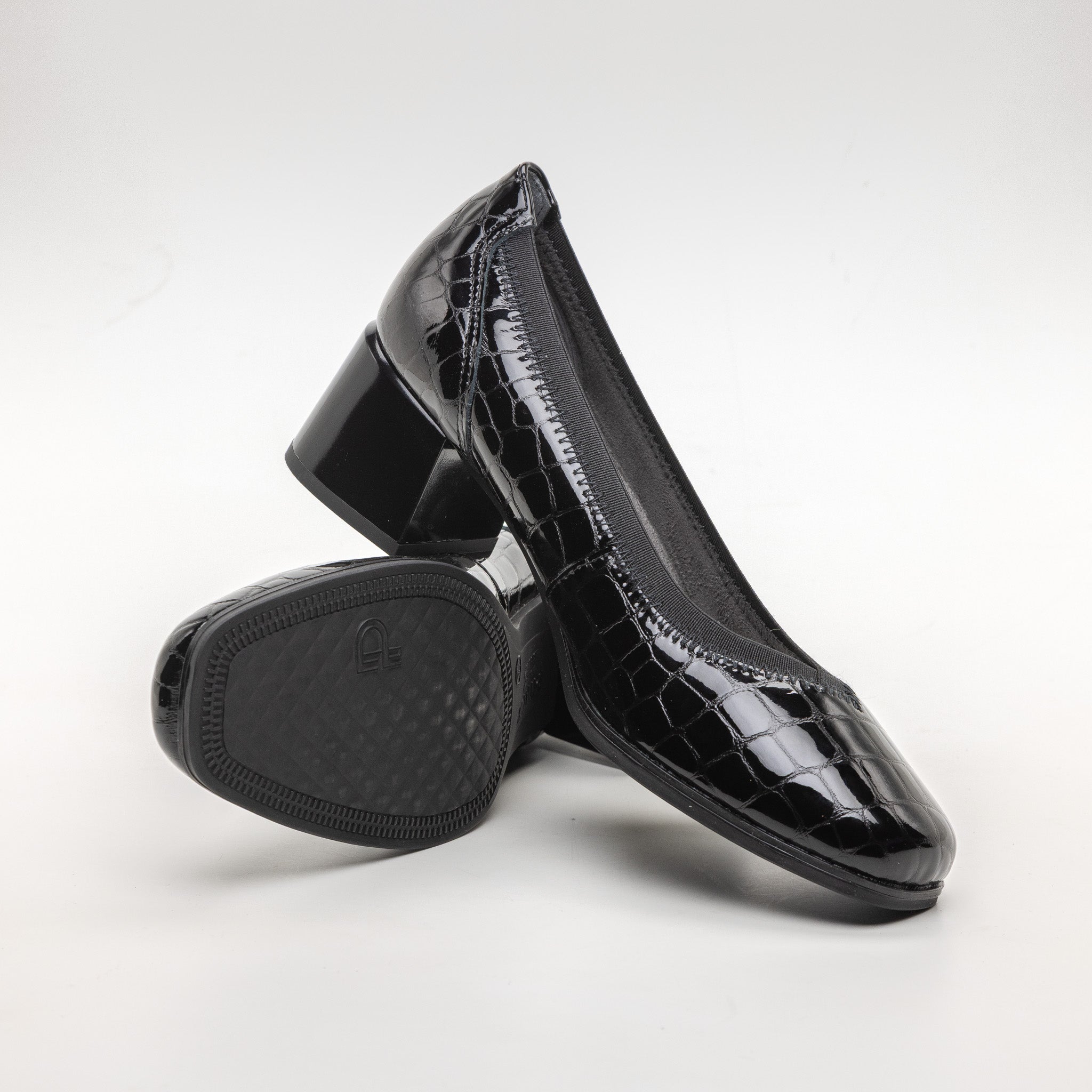 ДАМСКИ ОБУВКИ PITILLOS BLACK CROCO ELASTIC