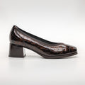 ДАМСКИ ОБУВКИ PITILLOS BROWN CROCO ELASTIC