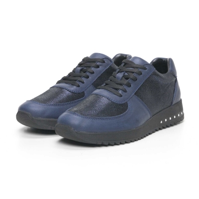 Дамски спортни обувки LINDA BLUE/EFEKT