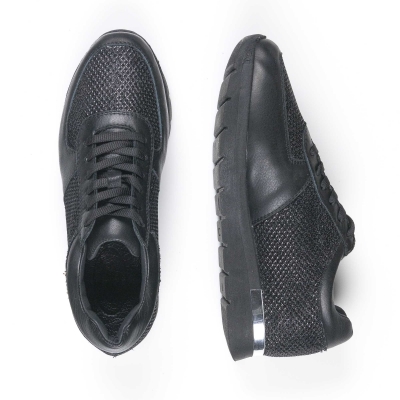 Дамски спортни обувки SIMONA BLACK/mreja