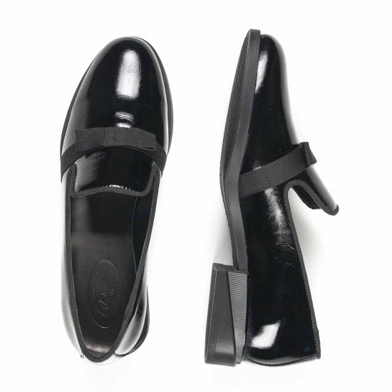 Дамски обувки EVALDA  Black lak