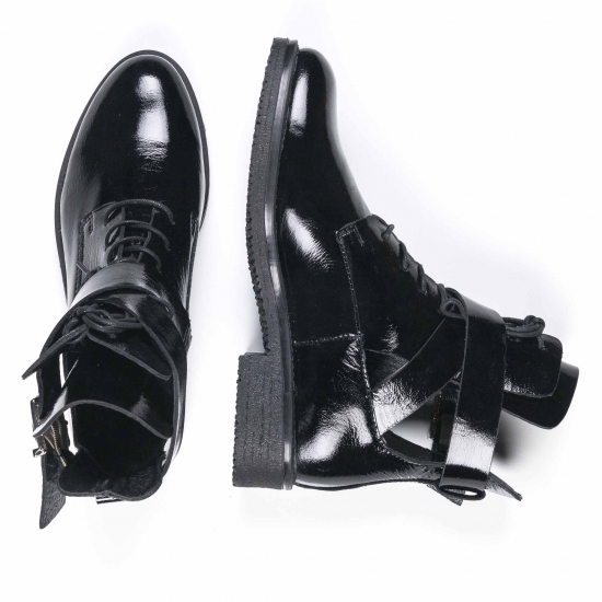 Дамски обувки KATRIN Black lak