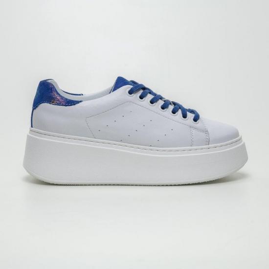 Ниски спортни обувки VERONIKA WHITE/BLUE