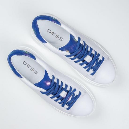 Ниски спортни обувки VERONIKA WHITE/BLUE